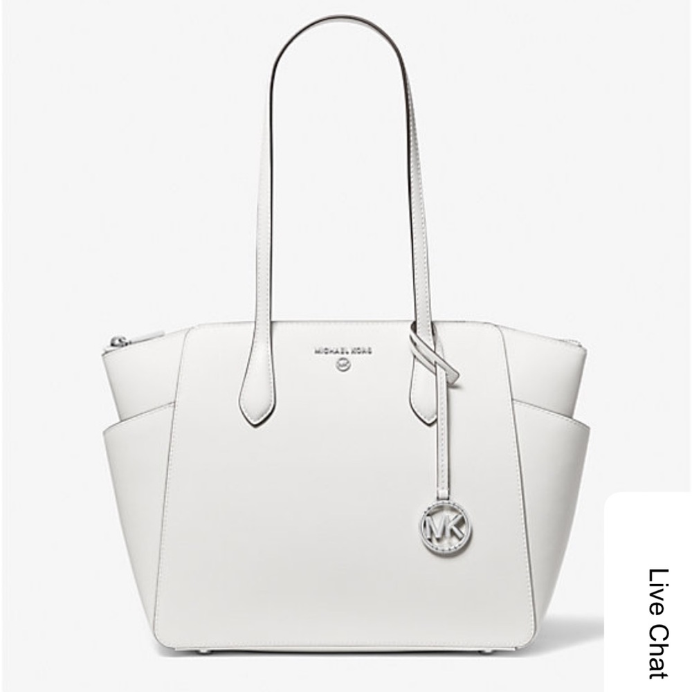 NWT Michael Michael Kors Marilyn Medium Saffiano Leather Tote Bag